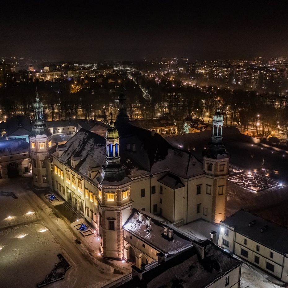 Kielce - Wzgórze Zamkowe zima